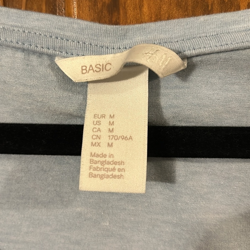 H&M Light blue Women's Tshirt, Mediumm - Picture 2 of 6